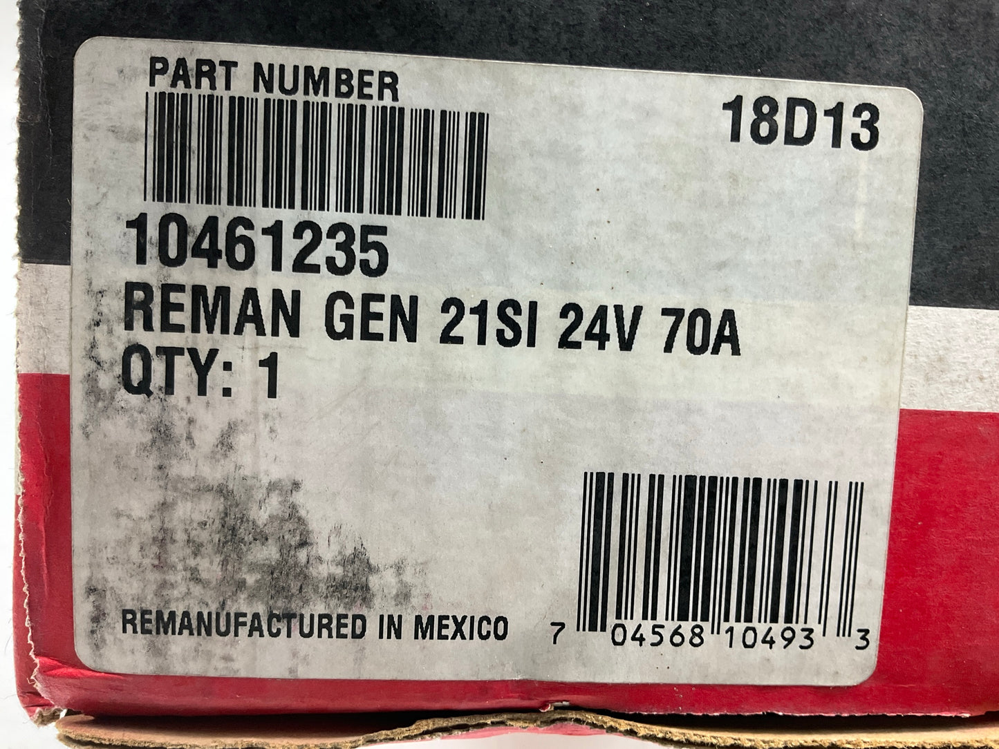 Genuine Delco-Remy 10461235 24V Alternator For CAT 3116 3196 320BN 325BL 350L