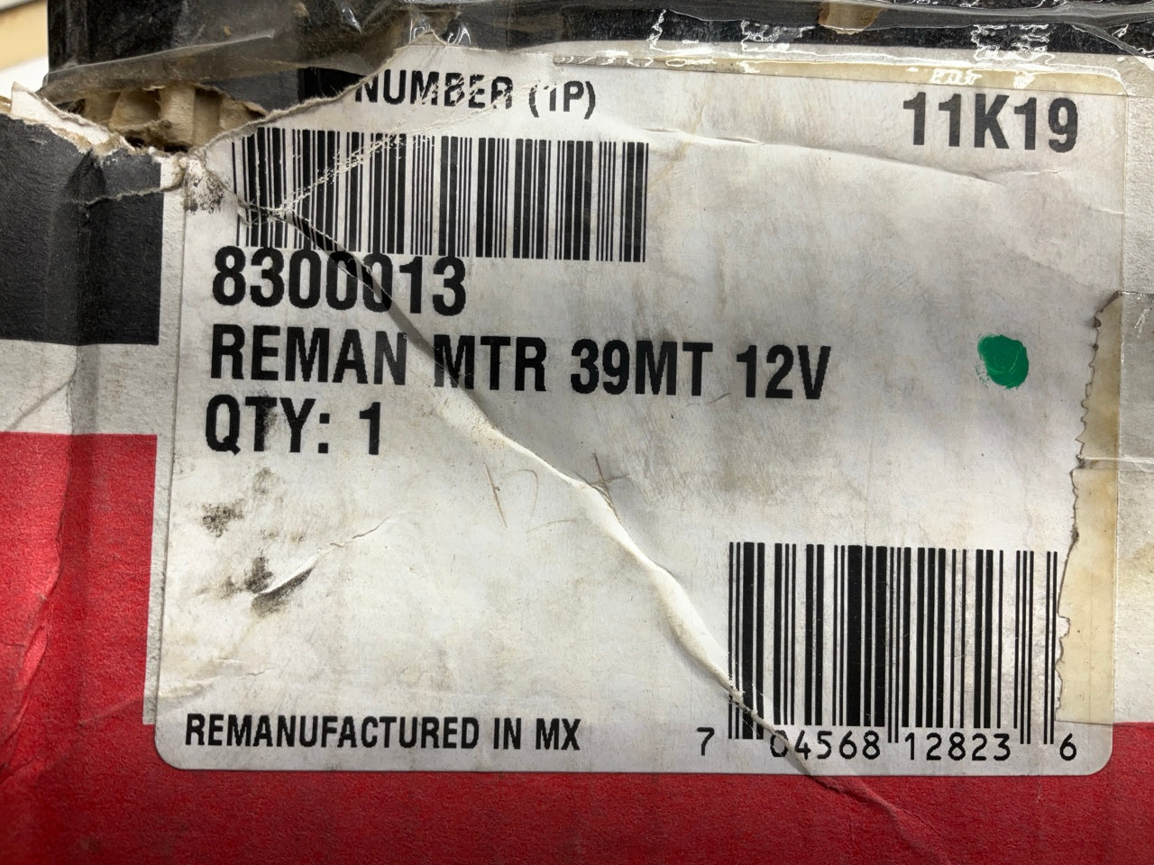 NEW - Delco-remy 8300013 Starter Motor, 39MT 12-Volt, 7.2KW