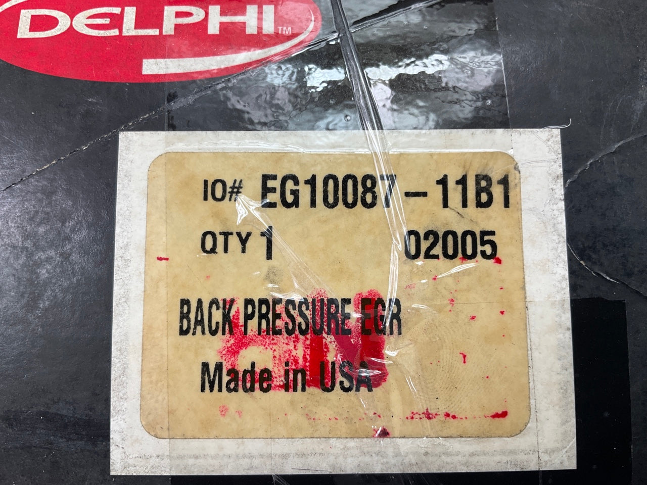 Delphi EG10087 EGR Valve