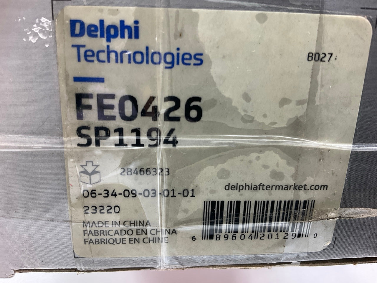Delphi FE0426 Electric Fuel Pump (PUMP ONLY, AS SHOWN)