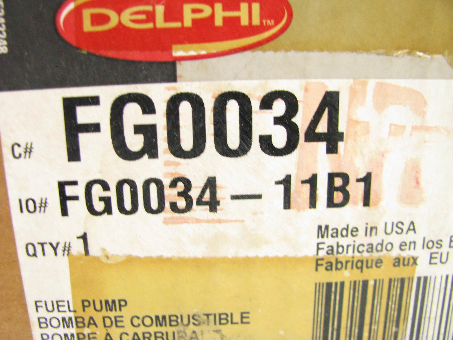 Delphi FG0034 Fuel Gas Level Sender - 1996-1997 Savana 3500 6.5L Diesel, 55 Gal.