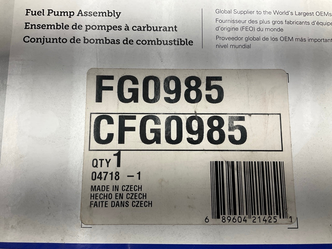 Delphi FG0985 Fuel Pump For 2002-2004 Mini Cooper