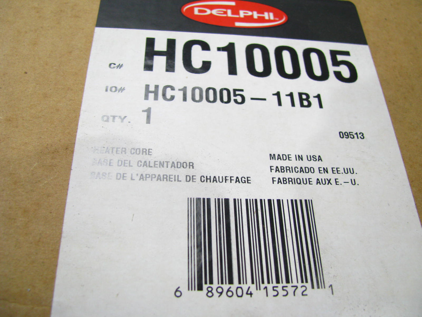 Delphi HC10005 HVAC Heater Core For 2006-2008 Pontiac Vibe 1.8L I4