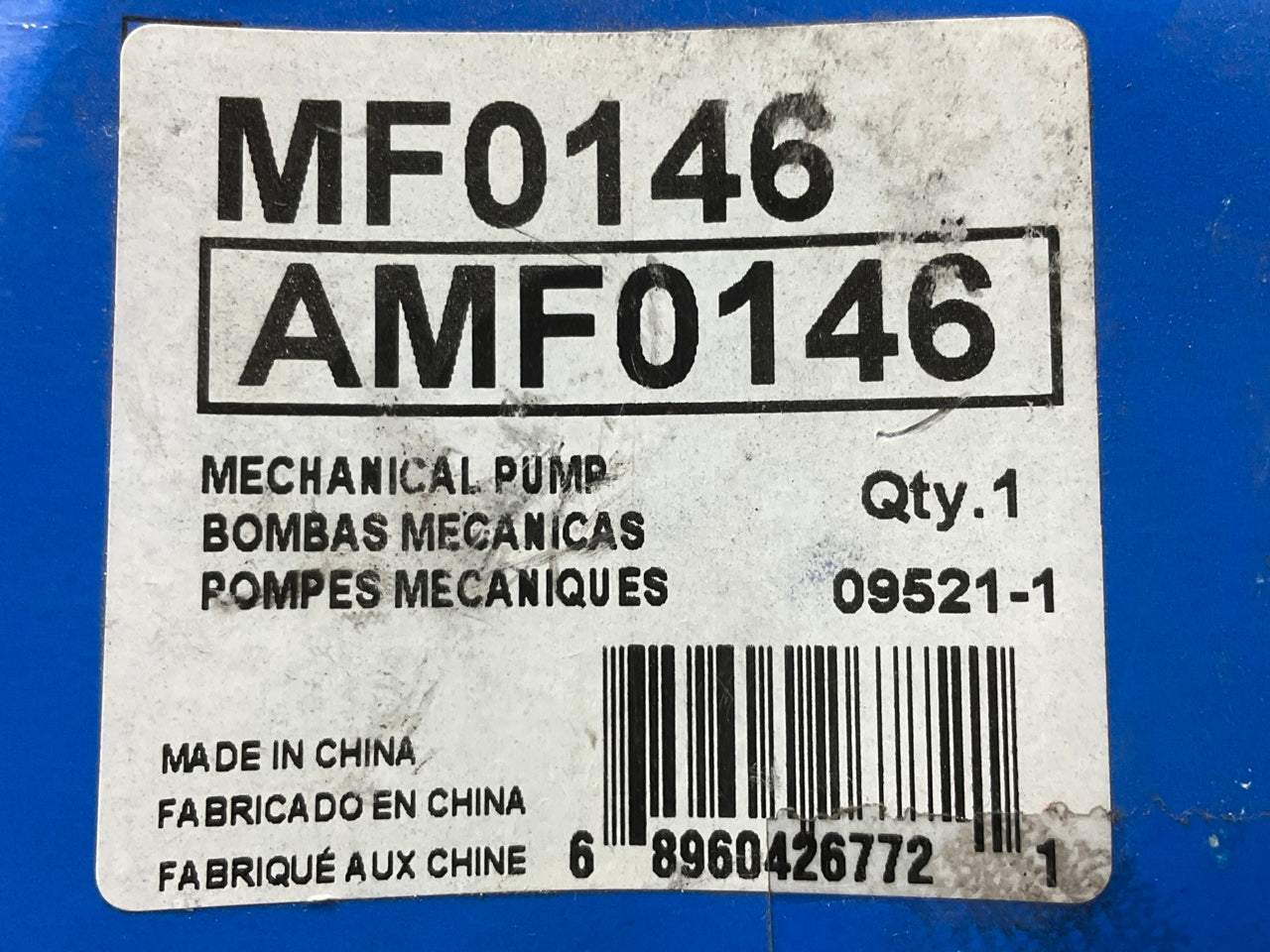 Delphi MF0146 Mechanical Fuel Pump - 1963-1967 FORD 170 200 240 I6