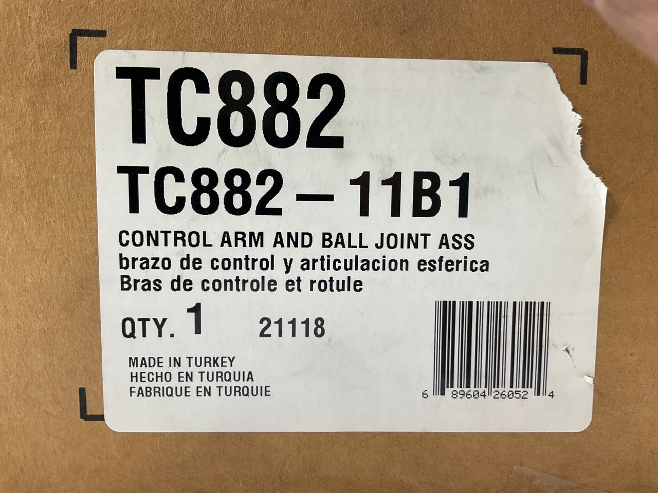Delphi TC882 Front Right Lower Control Arm
