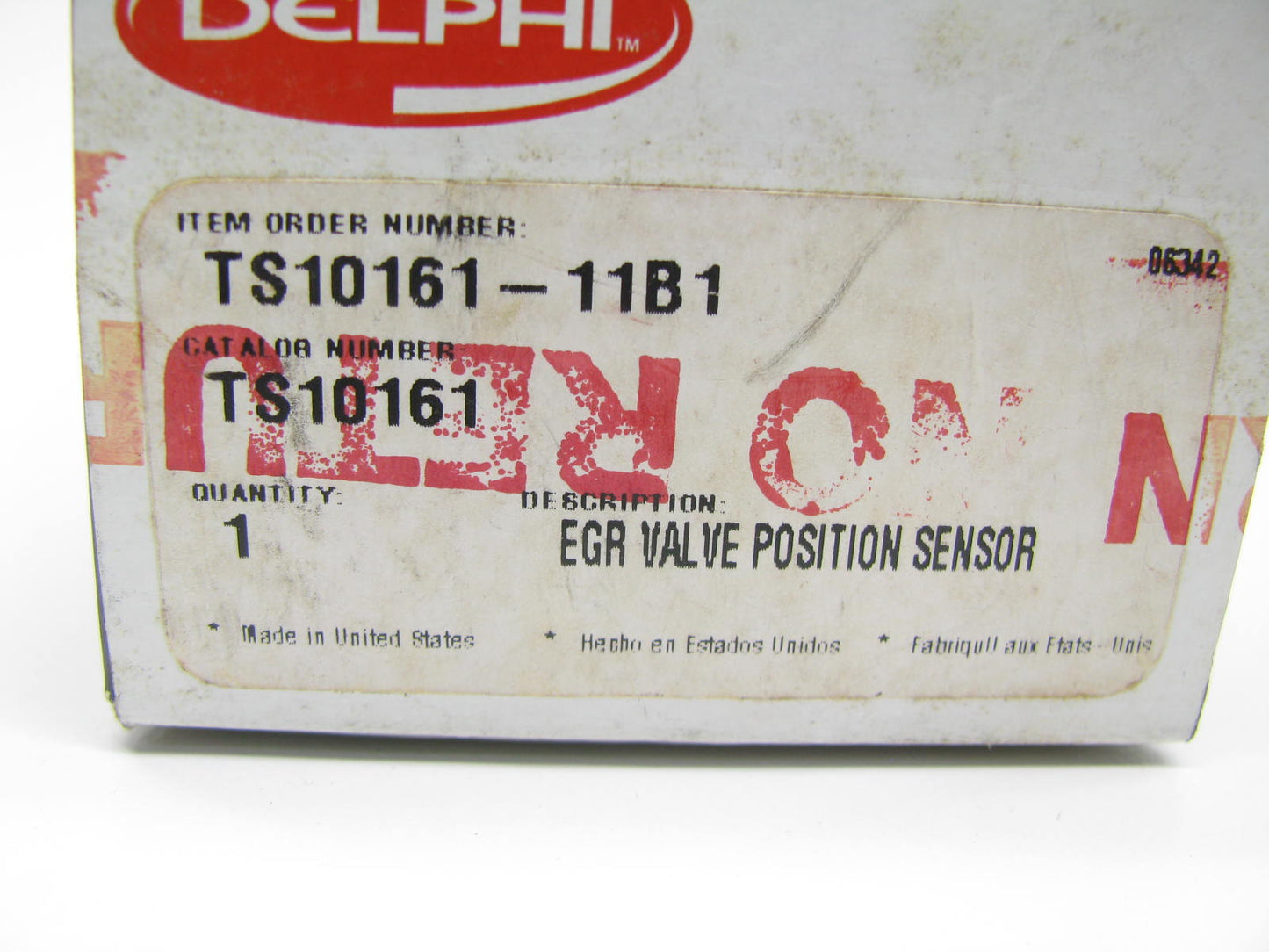 Delphi TS10161 EGR Valve Position Sensor For 1992-1993 Mercury Grand Marquis