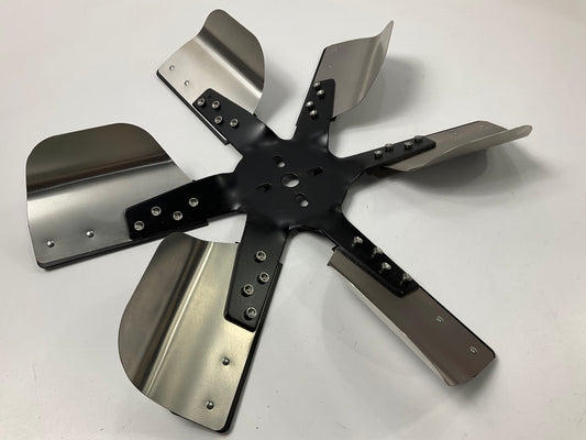 Derale 17017 Heavy Duty Engine Cooling Fan Blade 17'', 6 Blade, Mechanical