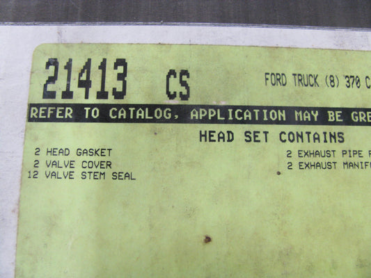 Detroit Gasket 21413CS Cylinder Head Gasket Set 1990-1991 Ford Truck 370 429-V8