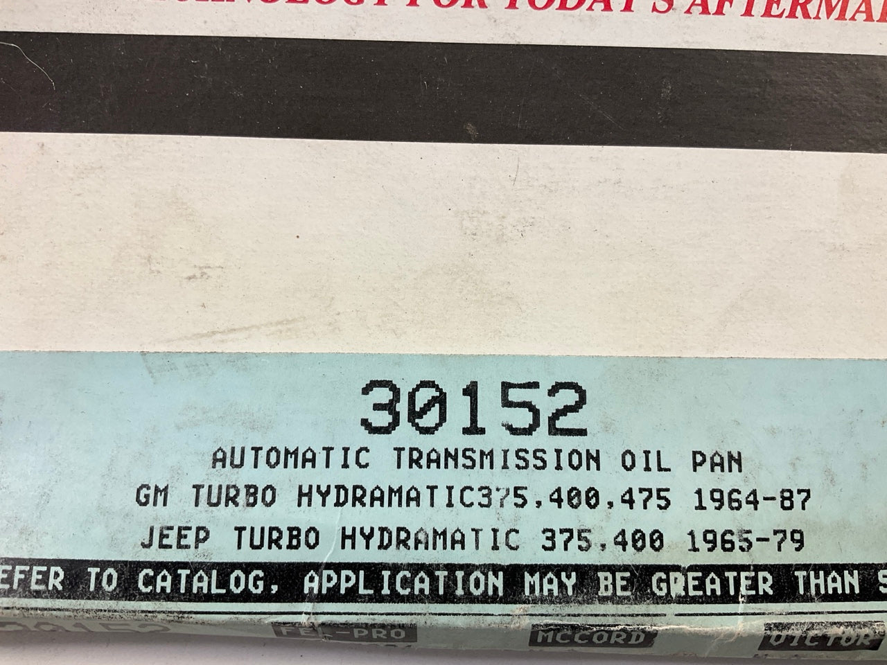 Detroit 30152 Auto Trans Oil Pan Cork Gasket - GM 375 400 475 Turbo Hydramatic