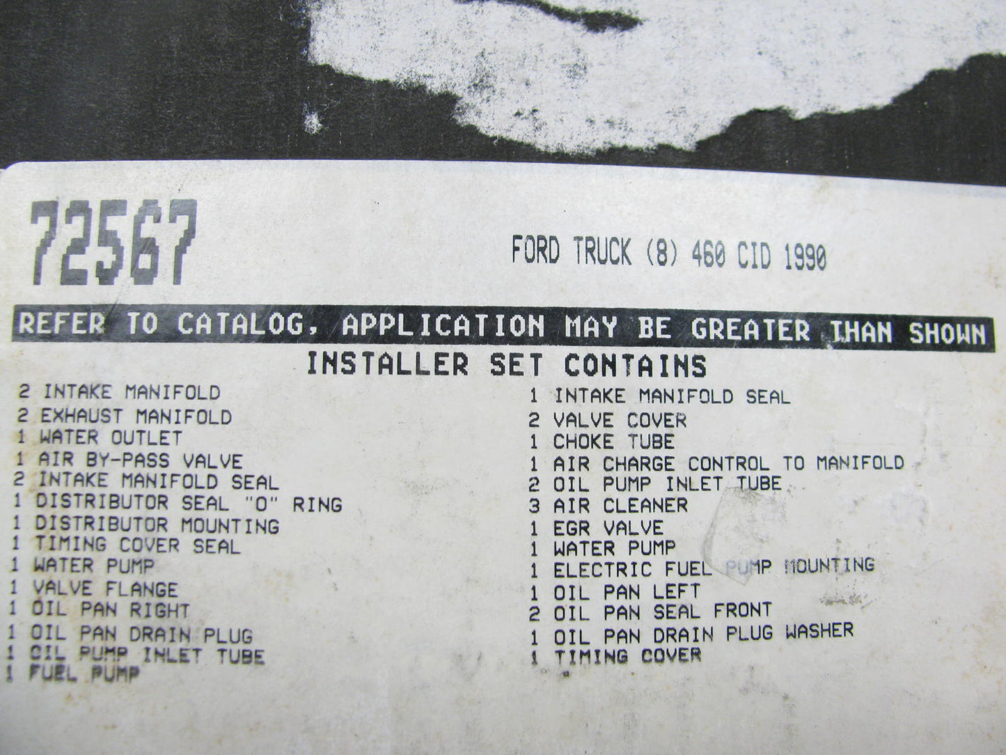Detroit Gasket 72567 Rebuilder Gasket Set For 1990 Ford 7.5L 460ci