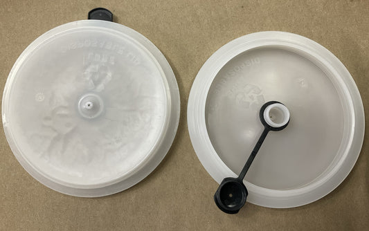 Devilbiss Tekna 190944 Plastic Lids For 900cc Gravity Aluminum Cup, 2 / Pack