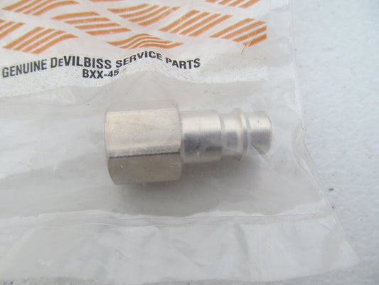 DeVilbiss 240145 Quick Disconnect Air Bayonet High Flow Stem Coupler HC-4419