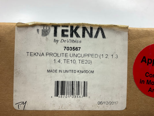 Devilbiss 703567 TEKNA ProLite Premium Spray Gun Kit, 1.2mm 1.3mm & 1.4mm Nozzle