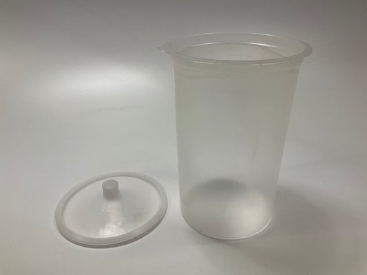 DeVilbiss DeKups 802100 Disposable Cup & Lid 34 Oz For Compact Spray Guns 32 Ct