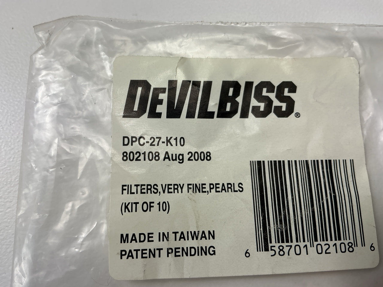 DevilBiss DeKups DPC-27-K10 Replacement Fluid Strainers, Very Fine, 10-Pack