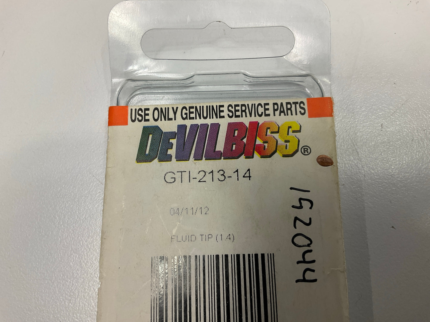 DeVilbiss GTI-213-14 / 192044 1.4mm GTI Fluid Tip For GTI Millennium HVLP Gun