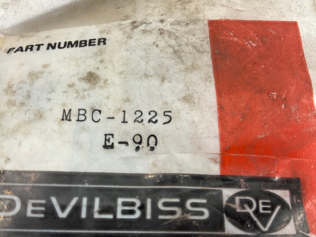Devilbiss MBC-1225 Paint Spray Gun Brass Baffle Retaining Ring For MBC Spray Gun