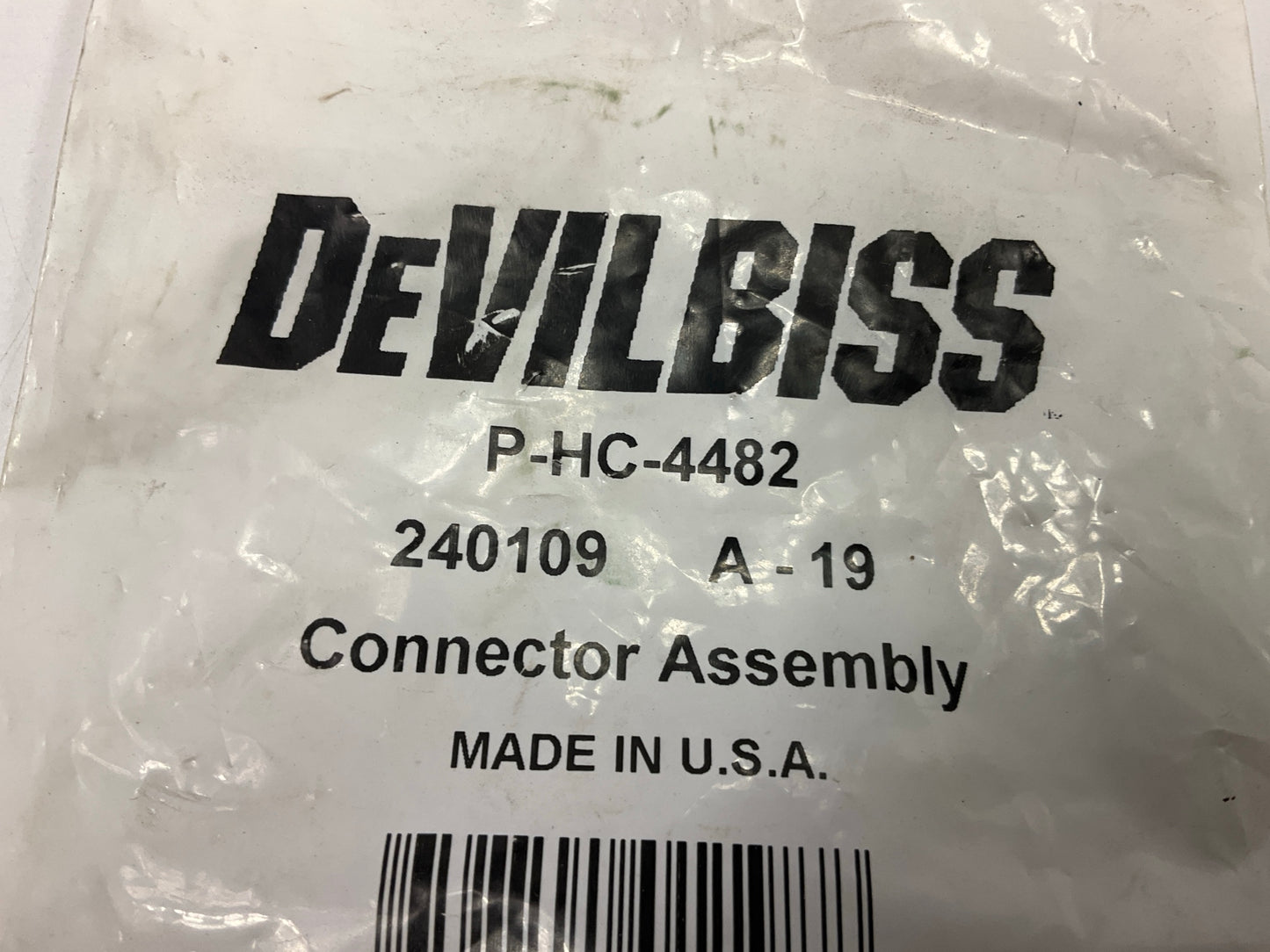 Devilbiss PHC4482 Fluid Quick Disconnect Stem P-HC-4482 Connector