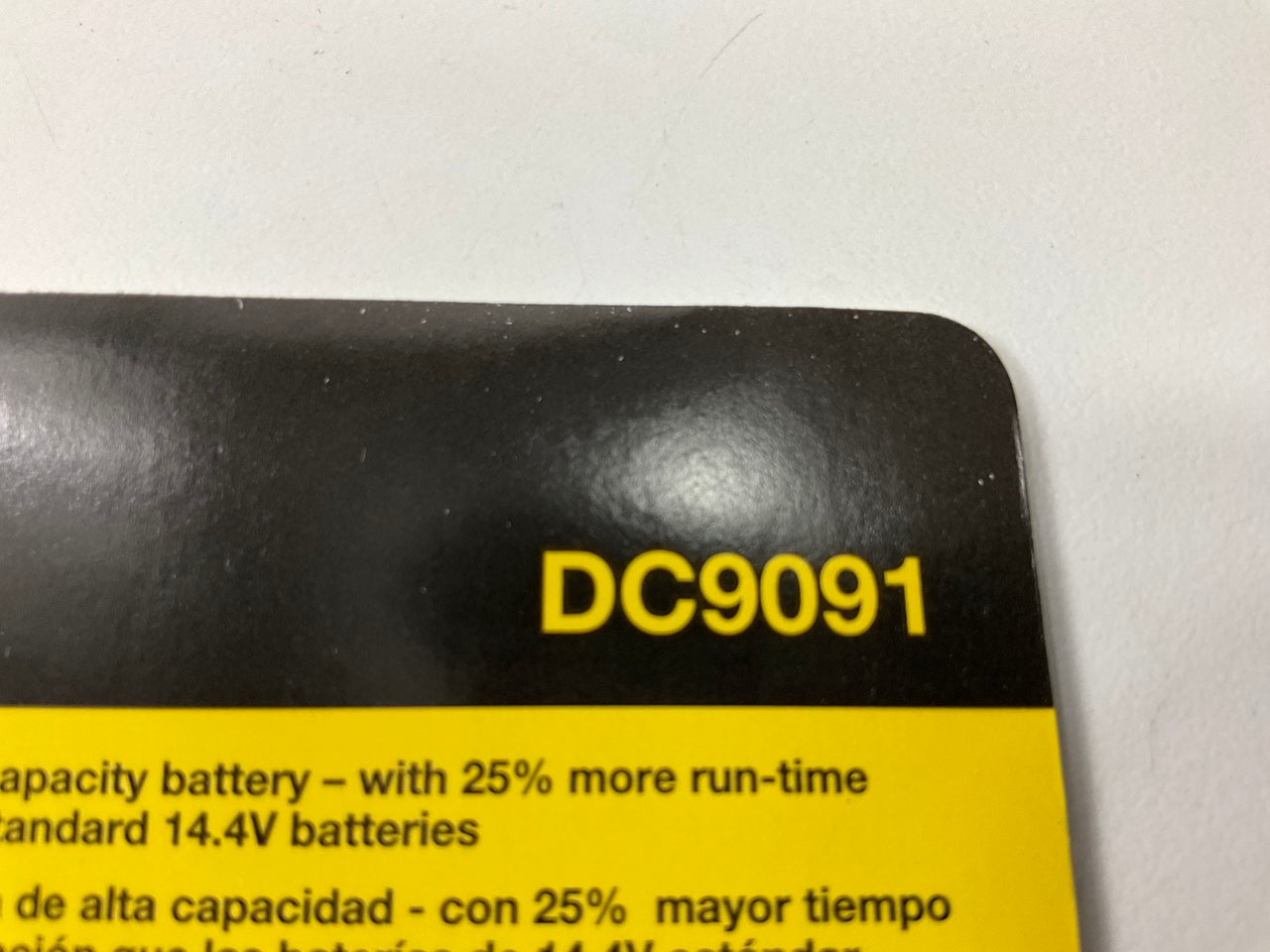 NEW OLD STOCK (UNTESTED) Dewalt DC9091 14.4V XRP Battery, 1500 MAh
