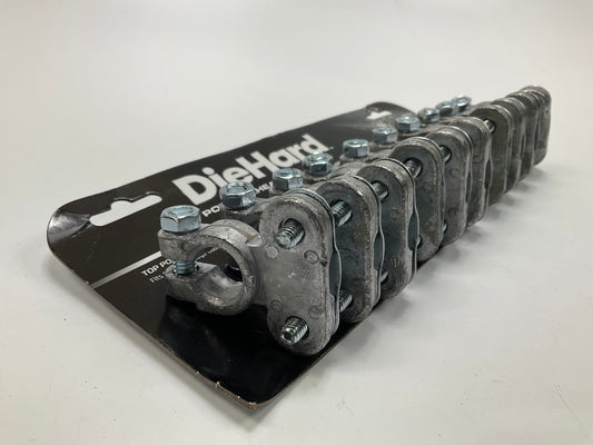 (10) Diehard 45178 Heavy Duty Top Post Battery Terminals For 2-4 Gauge Cables