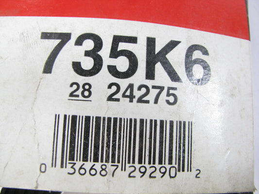 Diehard 735K6 Serpentine Belt - 0.84'' X 74.00'' - 6 Ribs