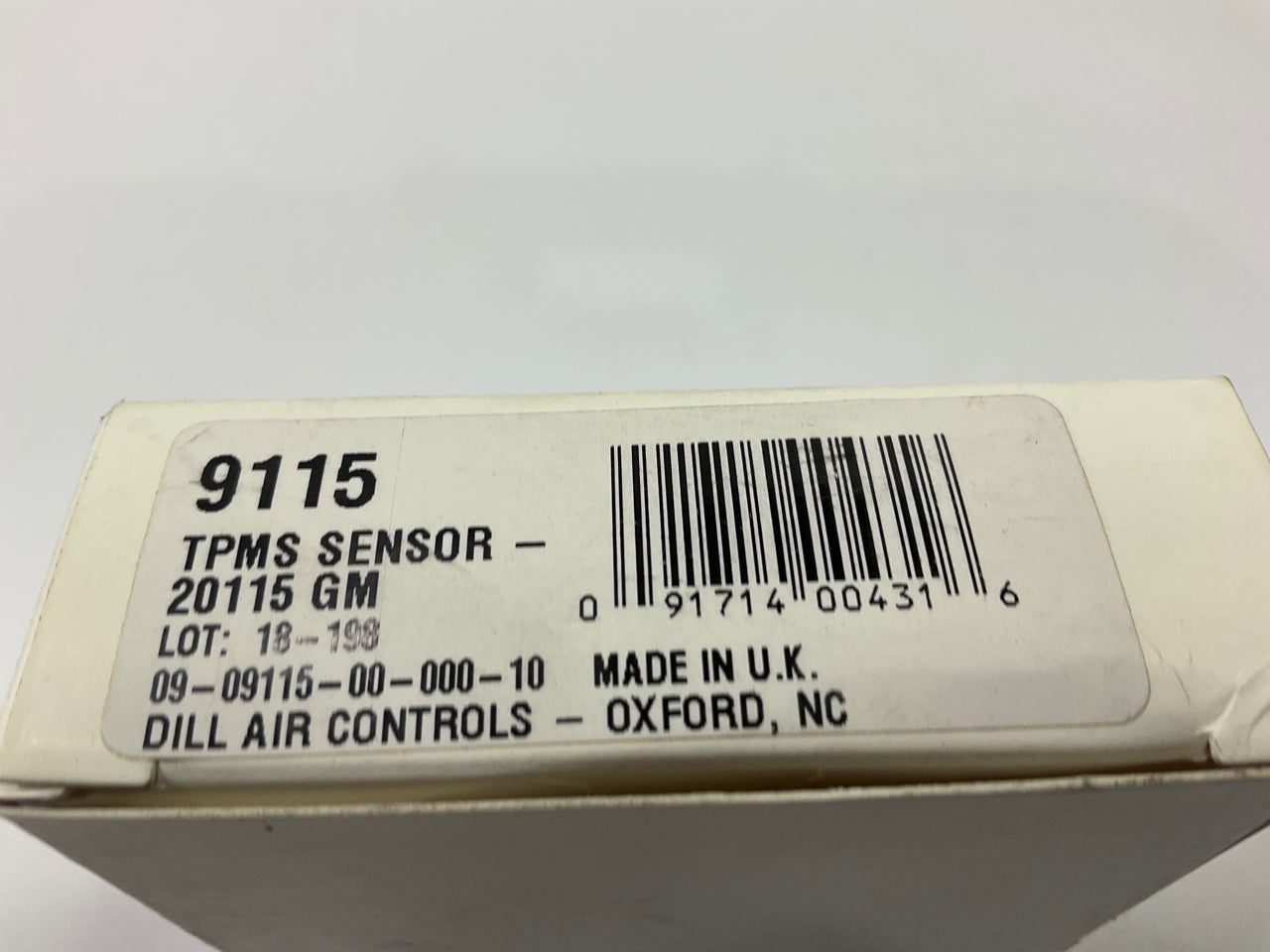 Dill 9115 TPMS Tire Pressure Monitor Sensor
