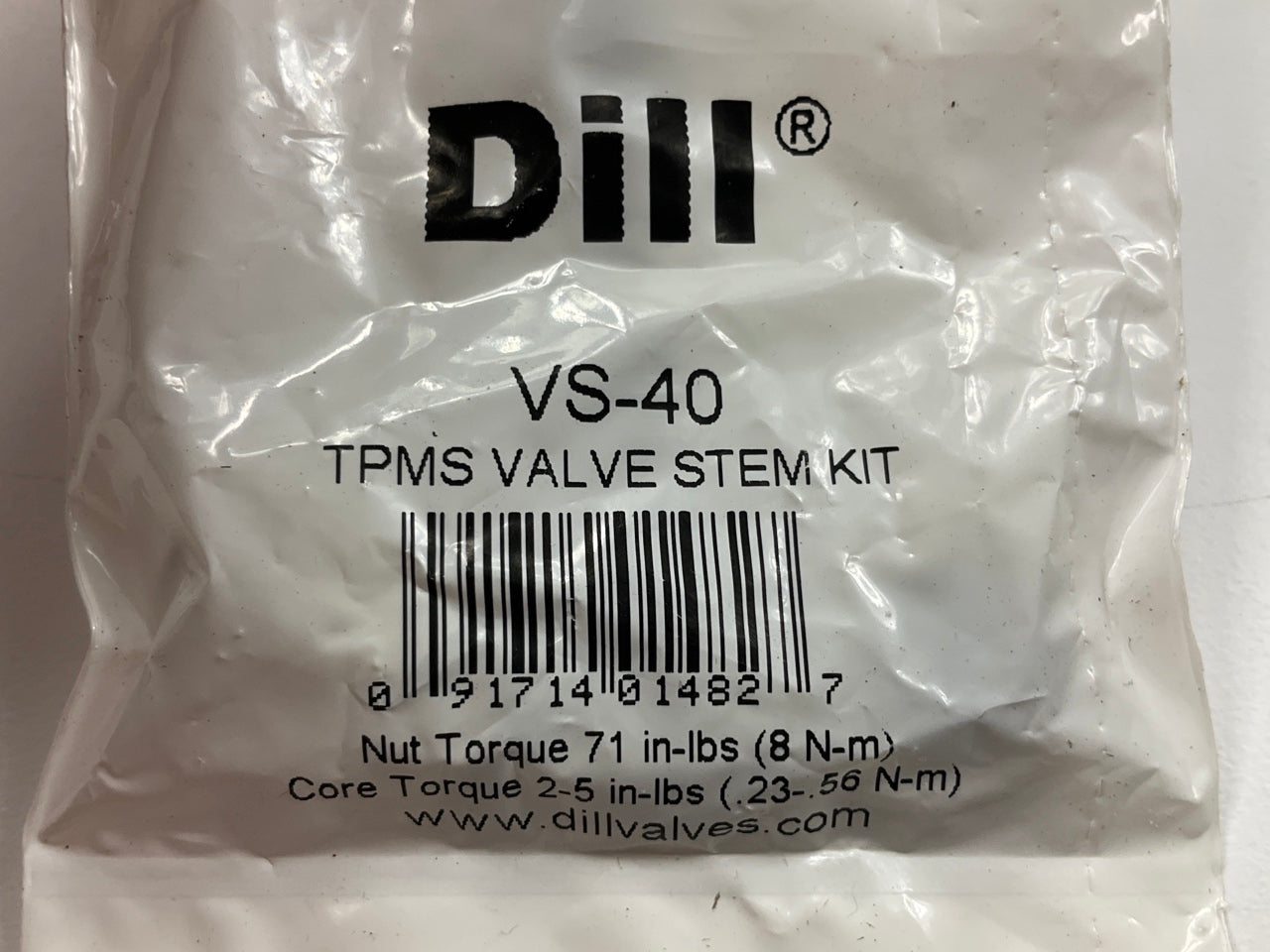 (4) Dill VS-40 Valve Stem Install Kits For TPMS Tire Pressure Monitor Sensor