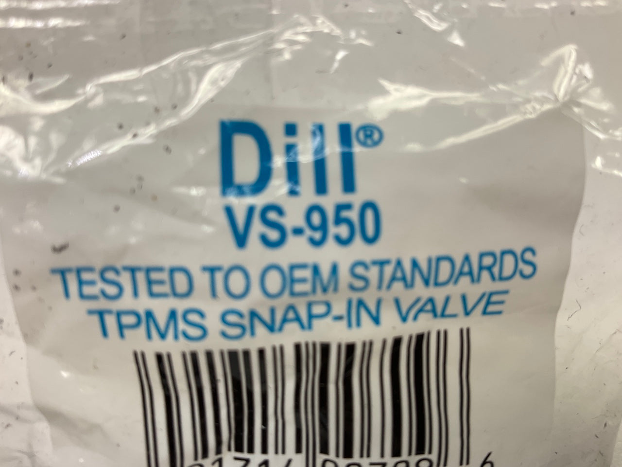 (4) Dill VS-950 TPMS Rubber Snap In Valve Stem