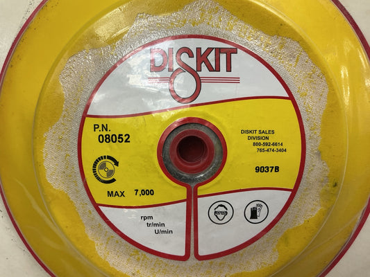 Diskit 8052 Polishing Buffing Pad Bonnet 8'' PSA Flex Backing Pad