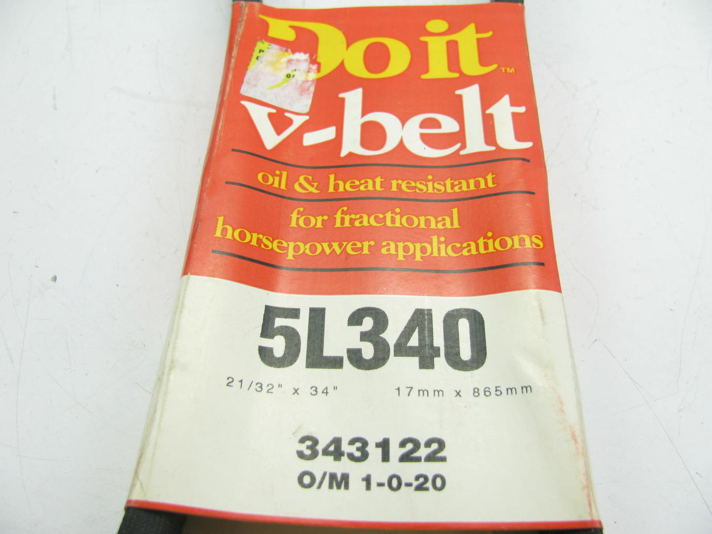 Do It Best 5L340 Lawn & Garden Power Equipment Accessory Drive Belt - 5/8'' X 34''