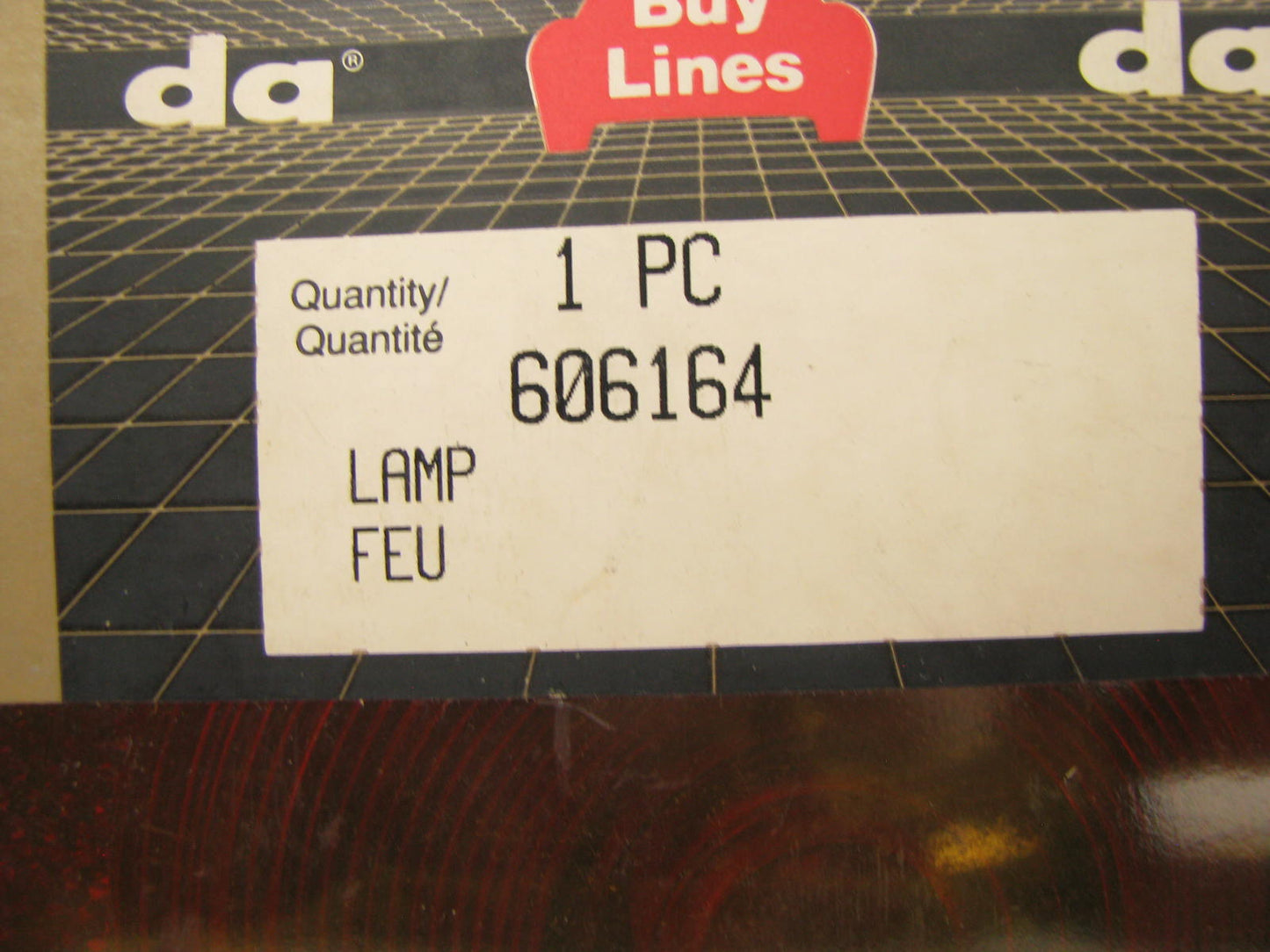 Dominion 606164 Universal Truck Trailer Red Tail Light Lamp