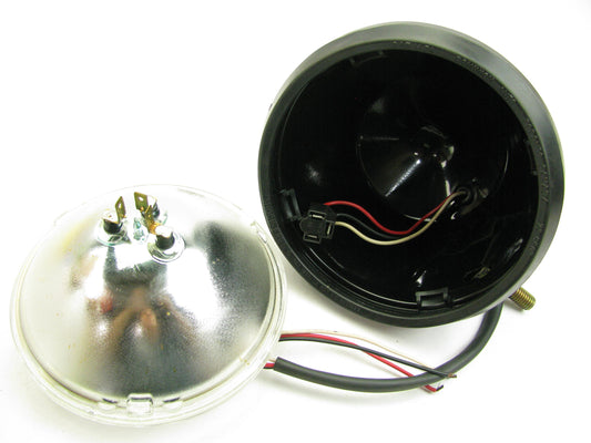 Vintage Dominion 725509 7'' Headlight Housing Shell Lamp Bucket Bottom Mounting