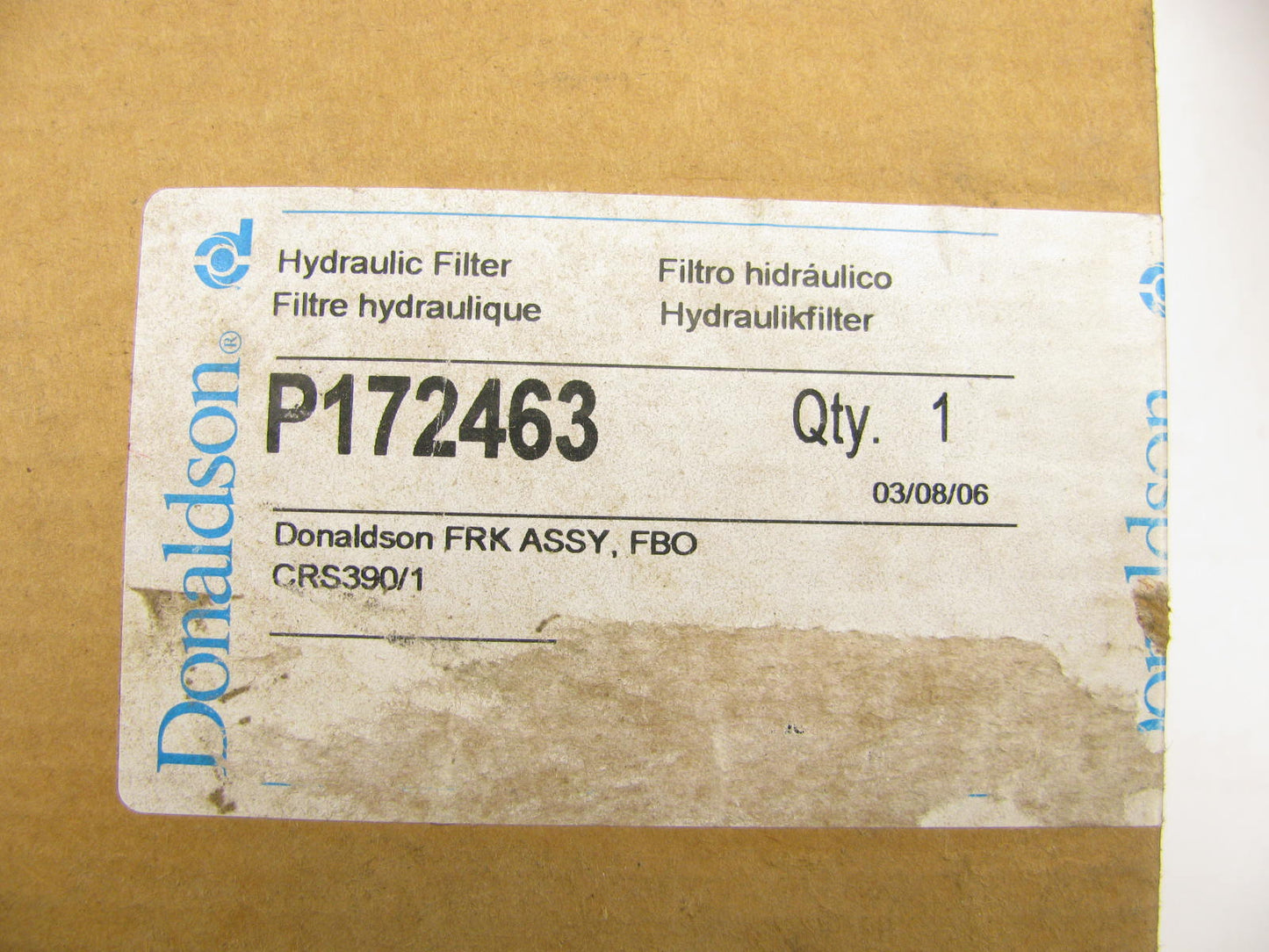 Donaldson P172463 Hydraulic Oil Filter Replaces: 57520 51520 LH8245 HF950 HF6192