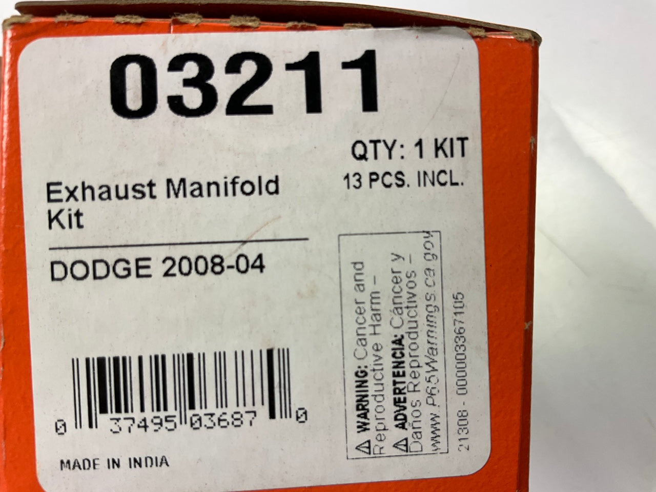 Dorman 03211 Exhaust Manifold Bolt & Stud Hardware Kit
