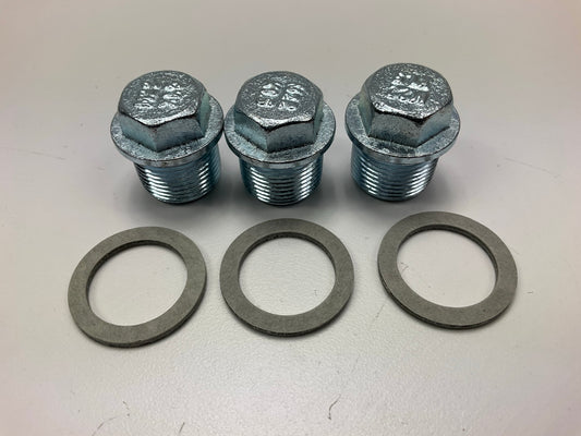 (3) Dorman 090-055 Oil Drain Plugs With Washers