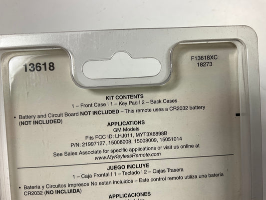 Dorman 13618 Keyless Entry Transmitter Cover - COVER ONLY