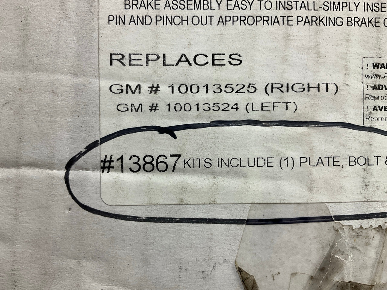 Dorman 13867 Rear Brake Backing Plate Dust Shield Cover