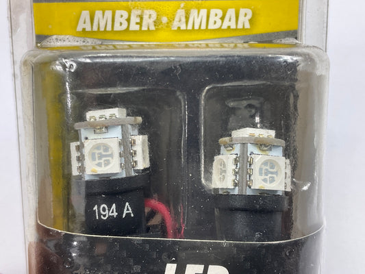 Dorman 194A-SMD Side Marker LED Light Bulb # 194, AMBER, 50,000 HOURS