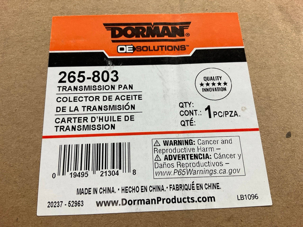 Dorman 265-803 Automatic Transmission Oil Pan