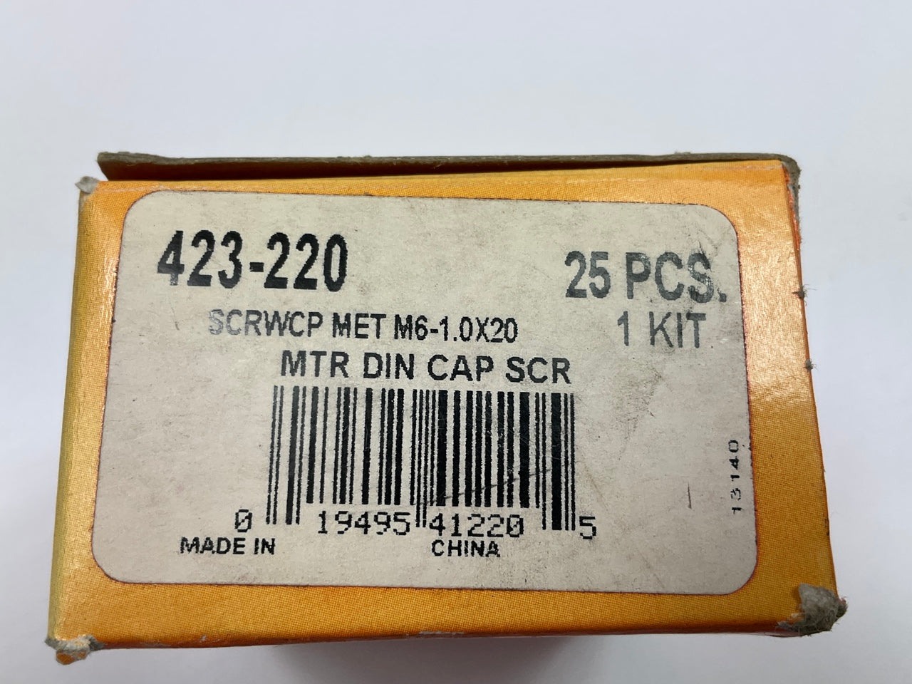 25 Pcs - Dorman 423-220 Cap Screw Hex Head Bolts, Class 8.8, M6-1.0 X 20mm