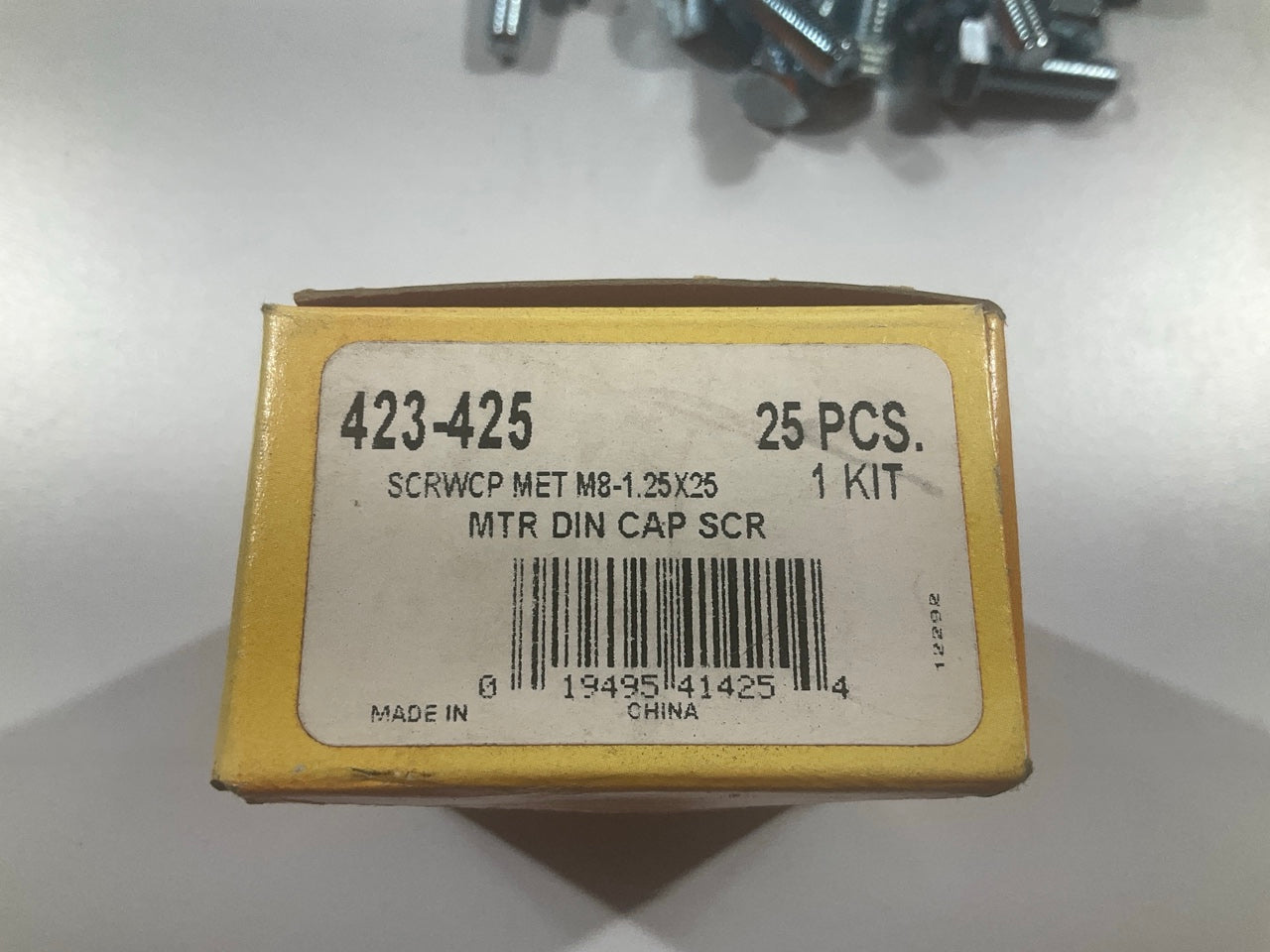 Dorman 423425 Cap Screw, M8-1.25 X 25 Mm - 25 Pack