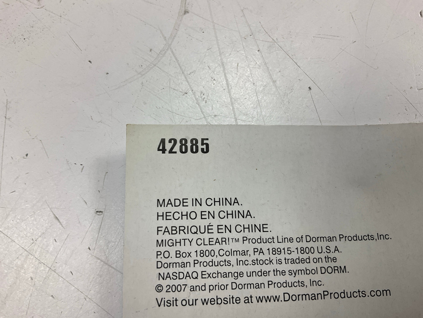 Dorman 42885 Front Right Passenger Side Windshield Wiper Arm