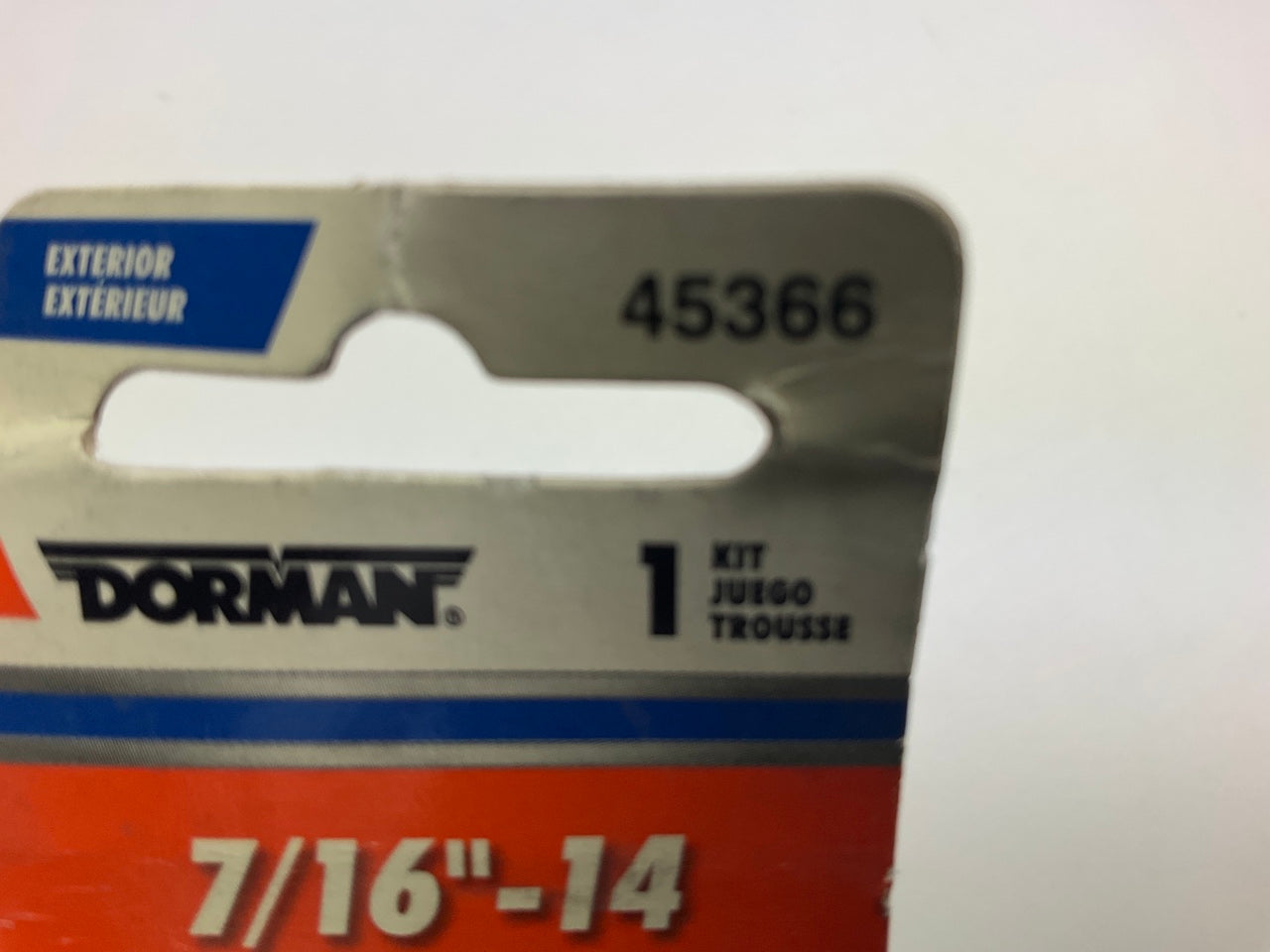 Dorman 45366 Bumper Bolt & Nuts - Stainless Steel - 7/16-14 In. X 1-1/2 In.