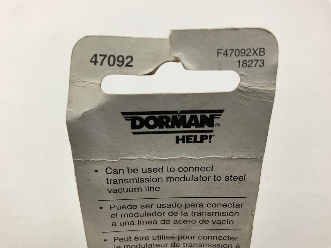 Dorman 47092 1/4 In. Black Vacuum Elbow