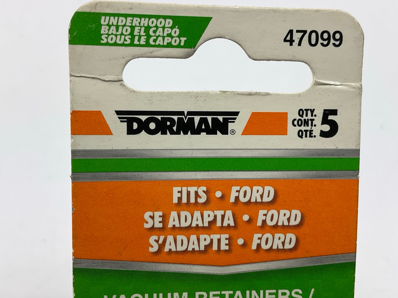 (5) Dorman 47099 Engine Intake Manifold Vacuum Retainer Bushings