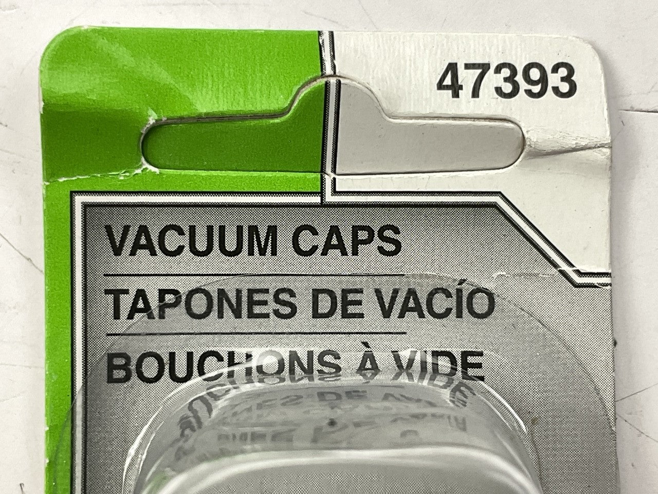 5 PACK - Dorman 47393 1/4'' Rubber Black Vacuum Caps