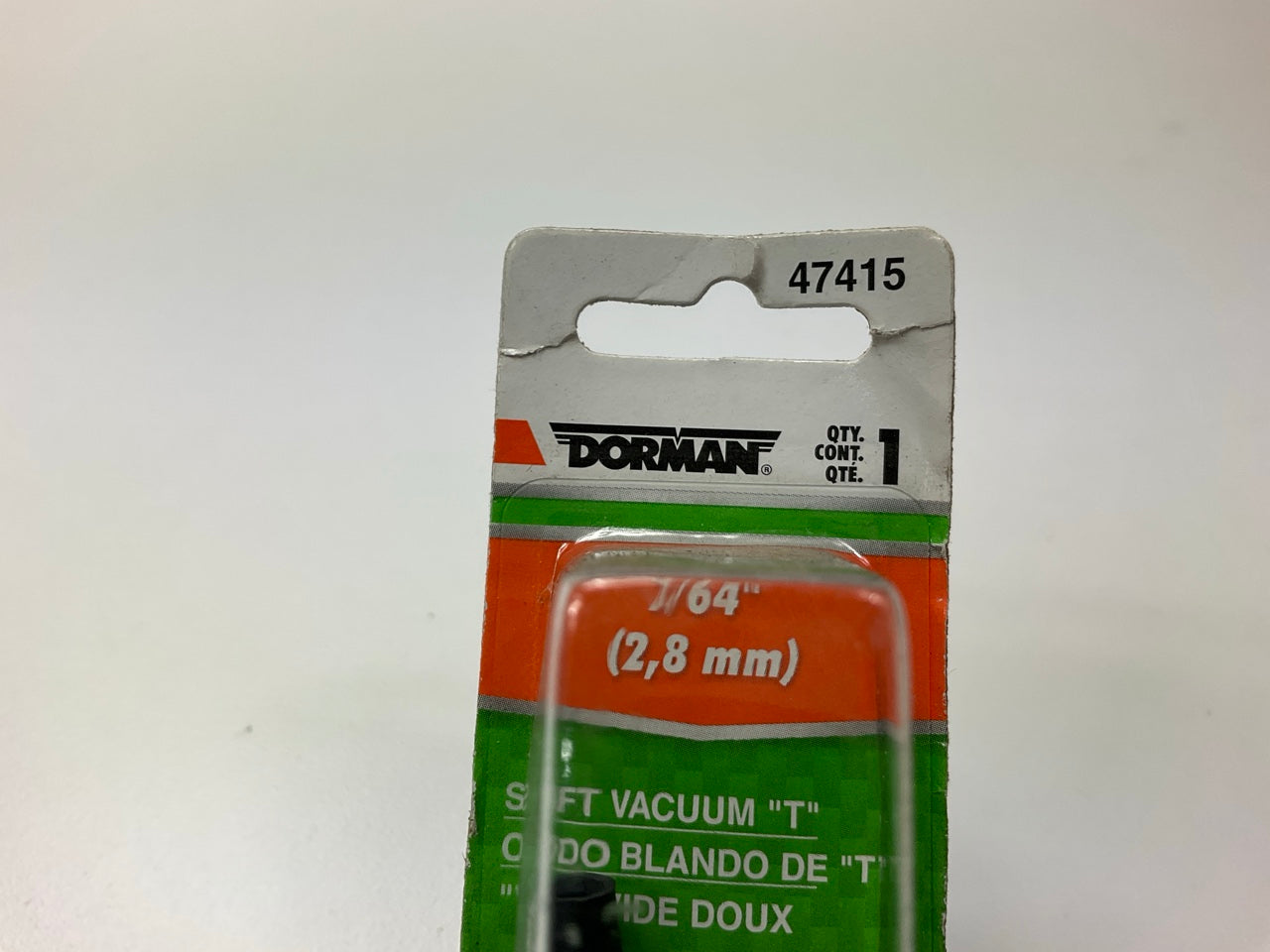 Dorman 47415 Soft Vacuum Tee Connector '' T '' - 7/64''