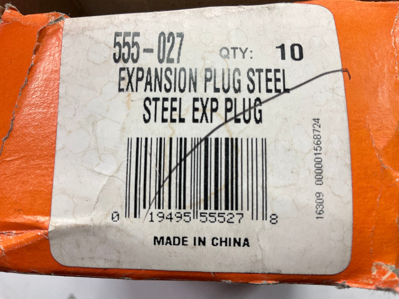 (10) Dorman 555-027 Steel Freeze Expansion Plugs, 1-1/2'' (1.5'')