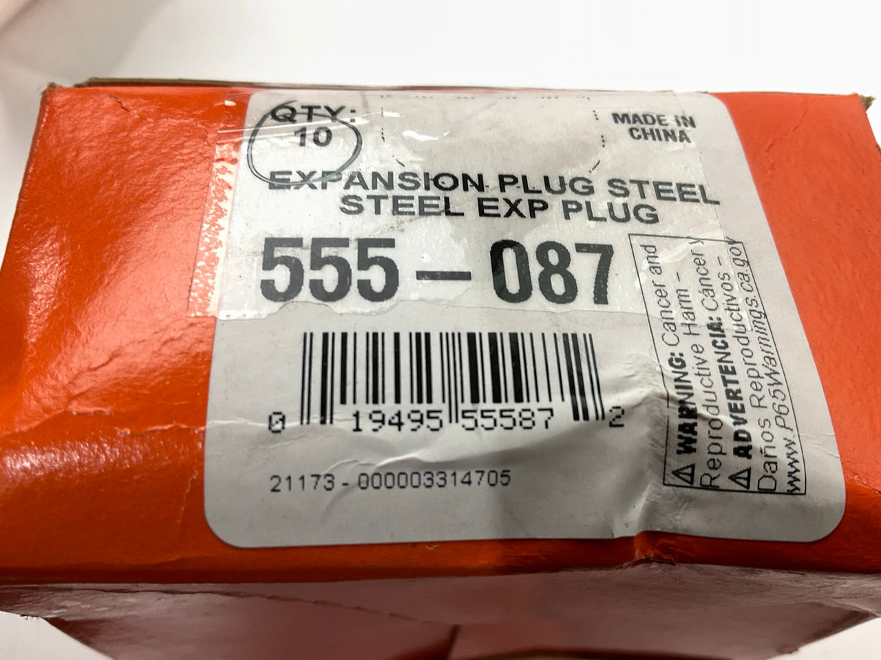 (10) Dorman 555-087 Freeze Expansion Plug - 41.5mm