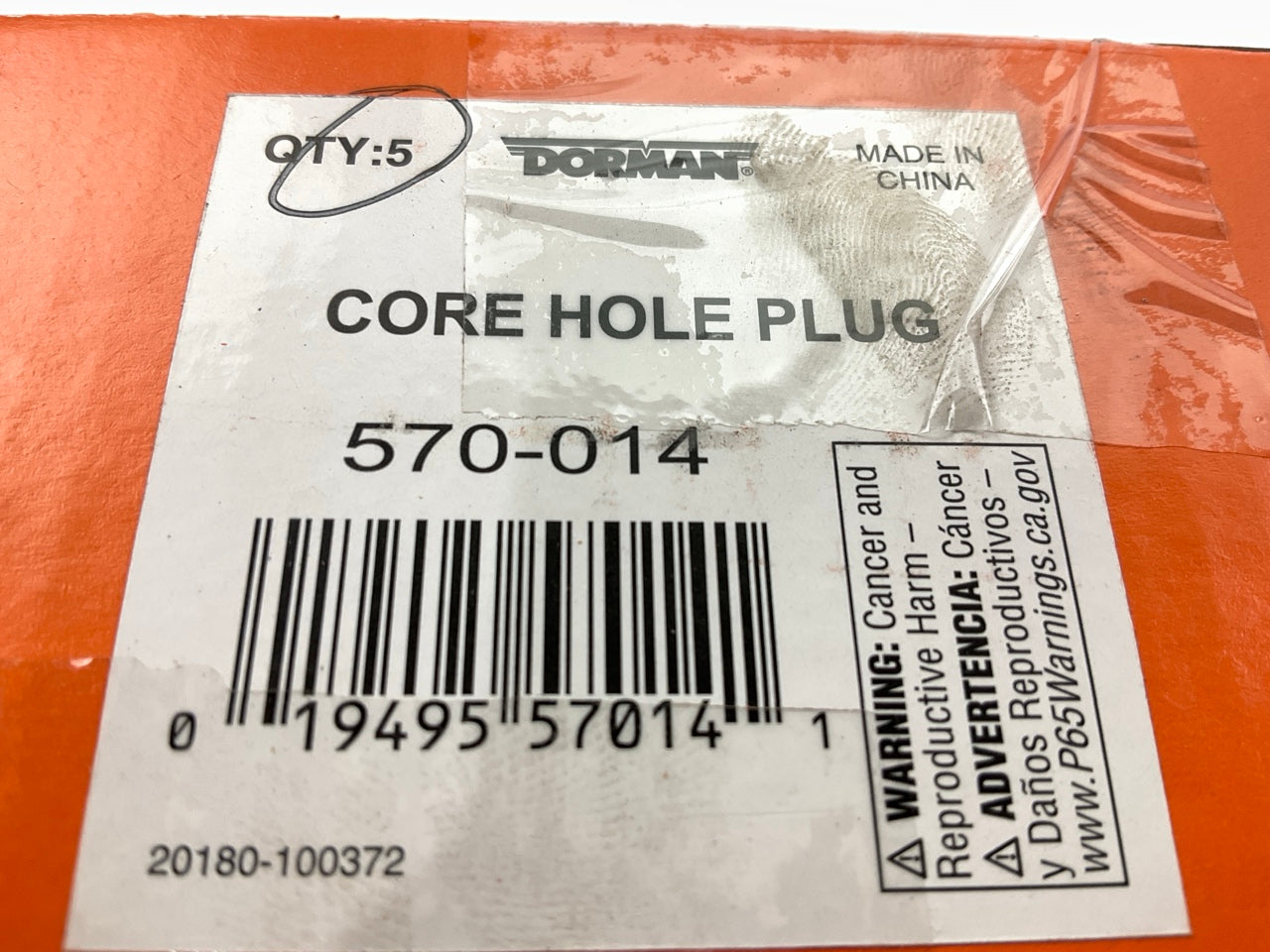 (5) Dorman 570-014 Rubber Expansion Plugs Engine Block Cylinder Head 2''-2-1/8''